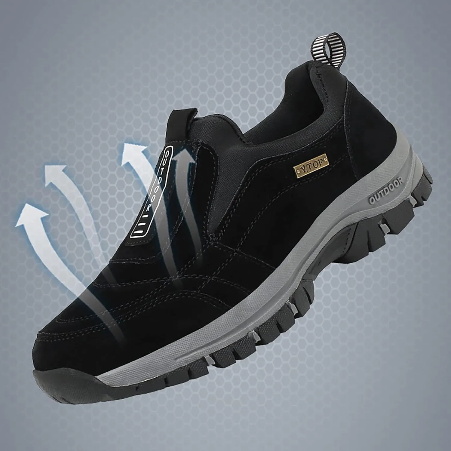 Men's Foreign Trade Mountaineering Shoes Men's Spring and Summer Outdoor Shoes Slip Leather Sneaker