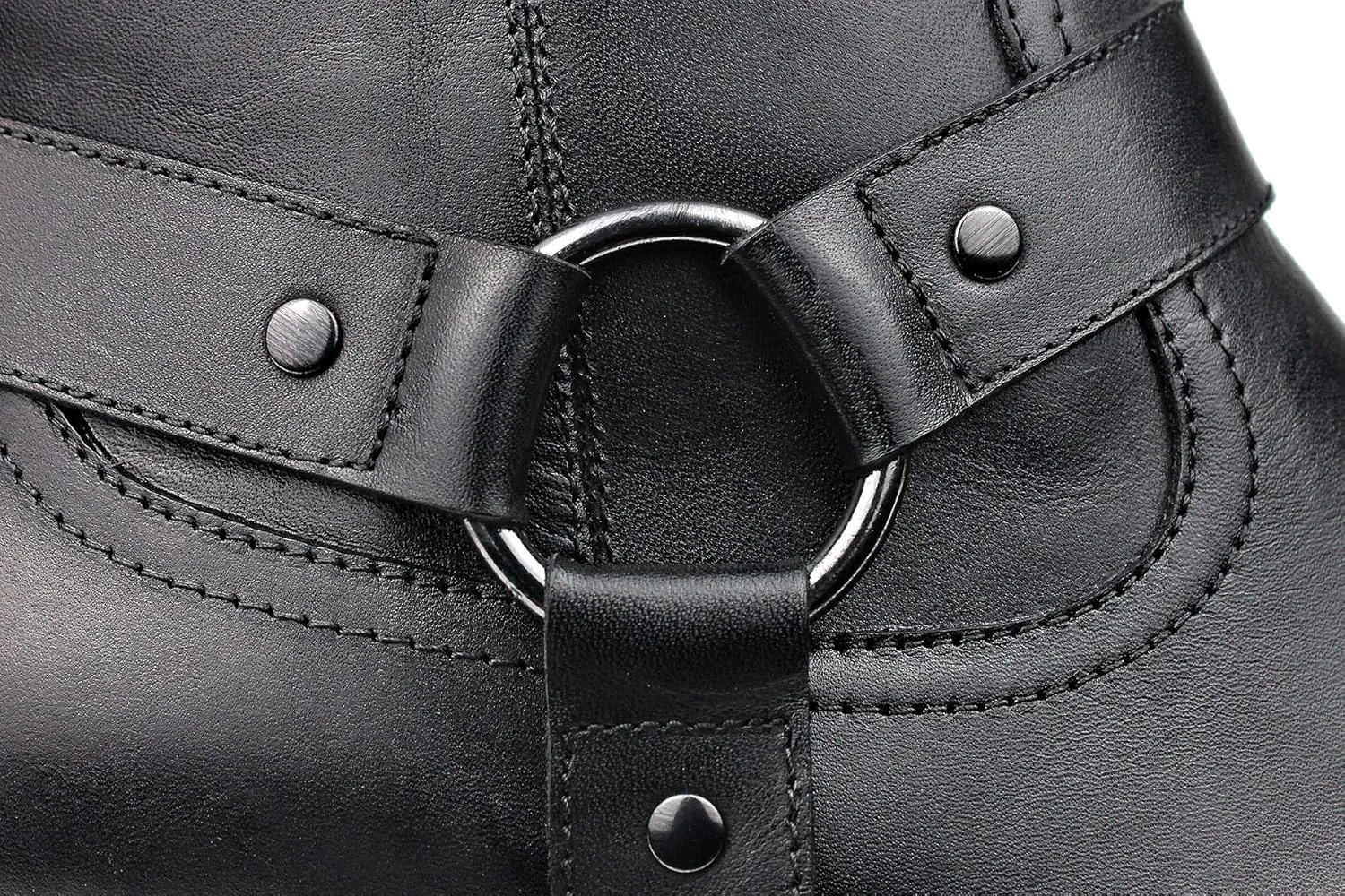 Men's Genuine Leather Ankle Glitter Stylish Fashion Chelsea Casual Walking Dress Boots with Zipper CD-JY015-R