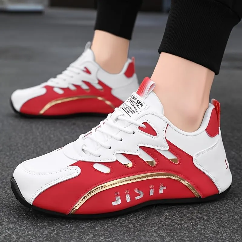 Men's Low-top Casual Sneakers - Graphic/Solid Color ClassicPerfect for Daily, Casual, Sports, and Street Wear in Fall, Winter, Spring, and Summer