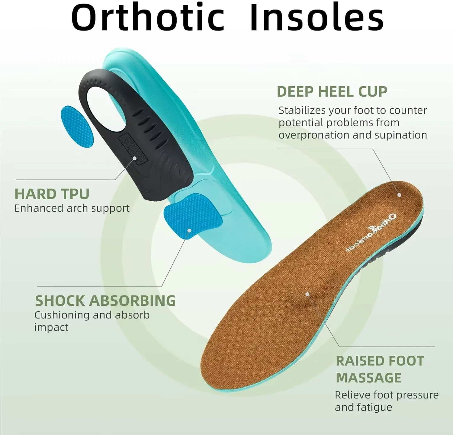 Men's Orthopedic Slip On Loafers with Arch Support: Comfortable Plantar Fasciitis Orthotic Shoes for Plantar Fasciitis, Canvas Thick Sole Walking Shoes for Foot and Heel Pain Relief