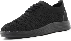 Mens Oxford Shoes, Comfortable Breathable Mesh Upper Fashion Dress Tennis Walking Sneakers Casual Lightweight Shoes for Men