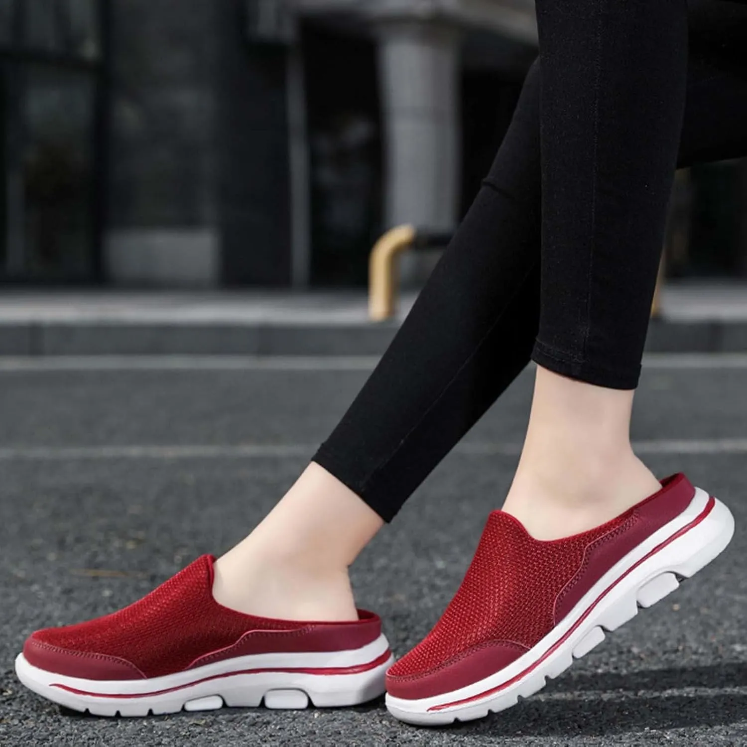 Men's Reathable Stretch Canvas Shoes Lightweight Breathable Walking Shoe Gym Tennis Business Formal Dress Shoes