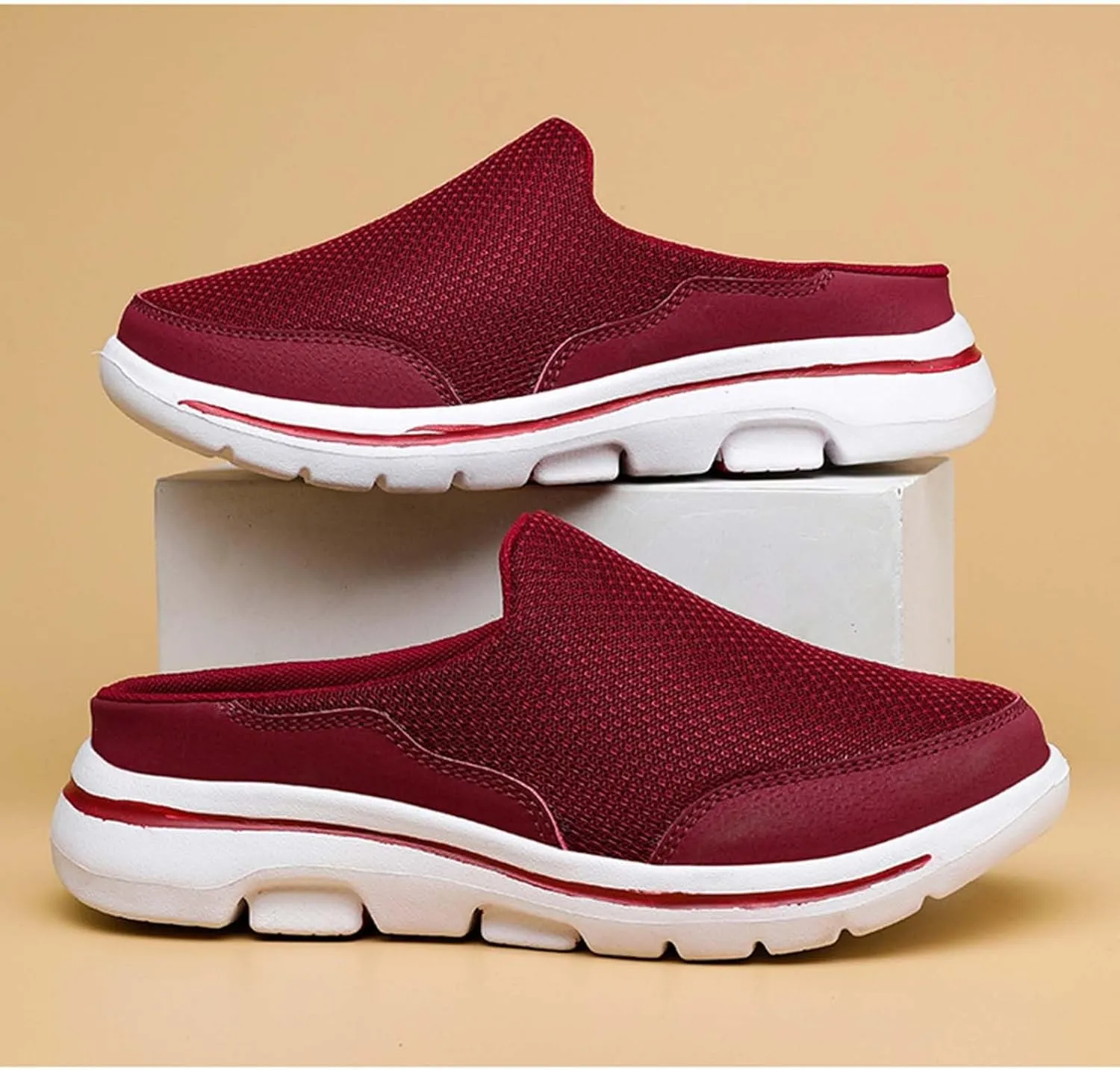 Men's Reathable Stretch Canvas Shoes Lightweight Breathable Walking Shoe Gym Tennis Business Formal Dress Shoes