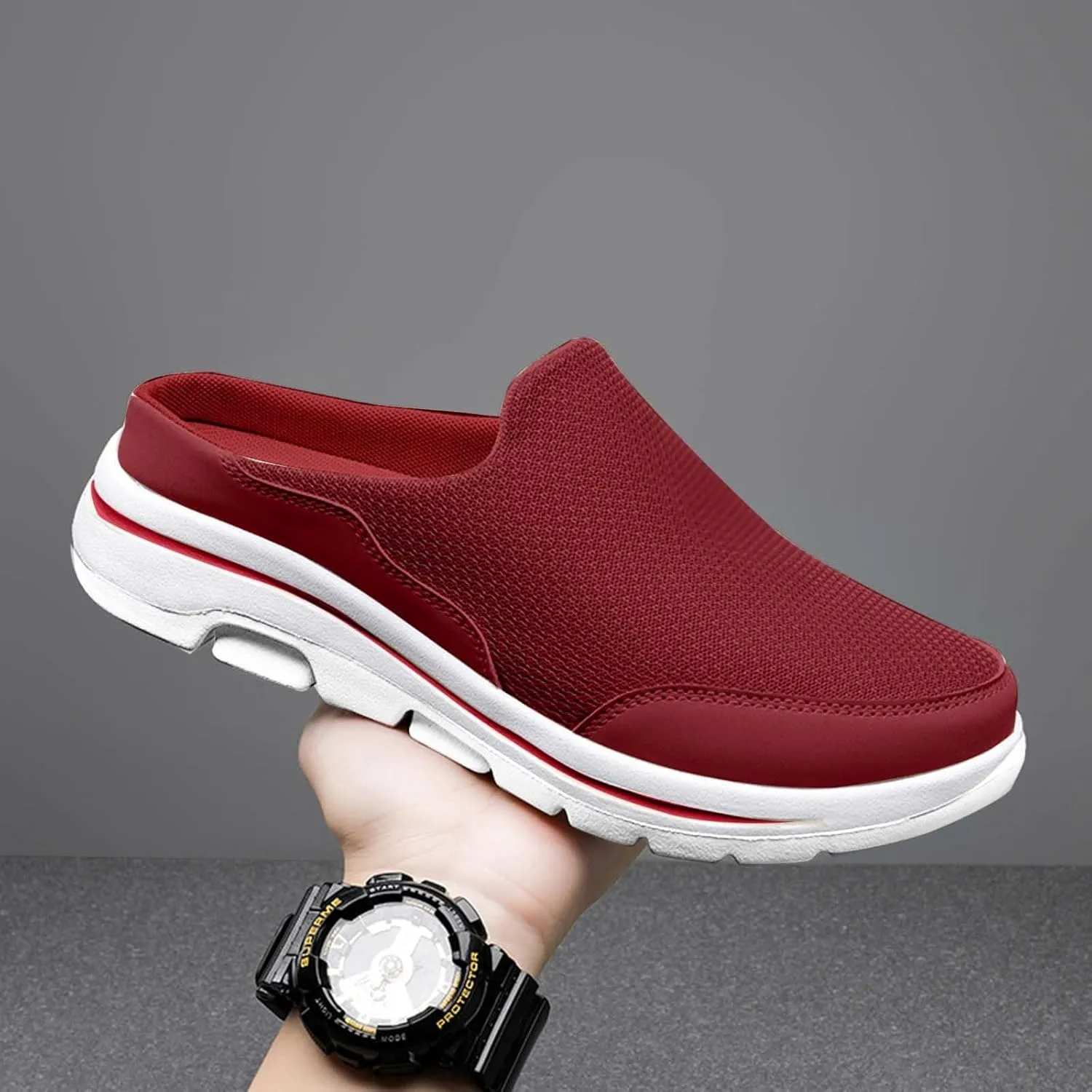 Men's Reathable Stretch Canvas Shoes Lightweight Breathable Walking Shoe Gym Tennis Business Formal Dress Shoes