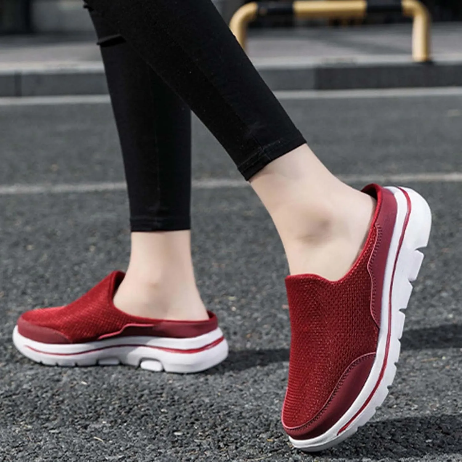Men's Reathable Stretch Canvas Shoes Lightweight Breathable Walking Shoe Gym Tennis Business Formal Dress Shoes