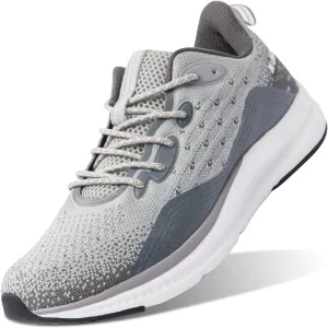 Men's Running Shoes Athletic Fashion Sneakers Non Slip Walking Tennis Shoes Gym All Black Size 7