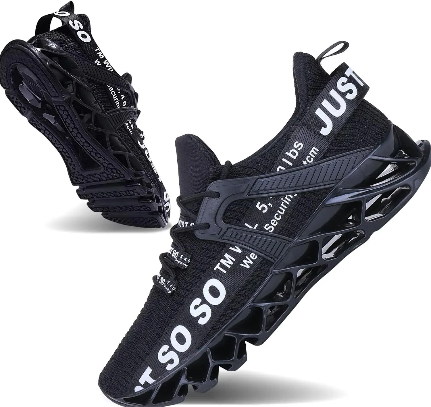 Mens Running Shoes Walking Non Slip Blade Type Sneakers
