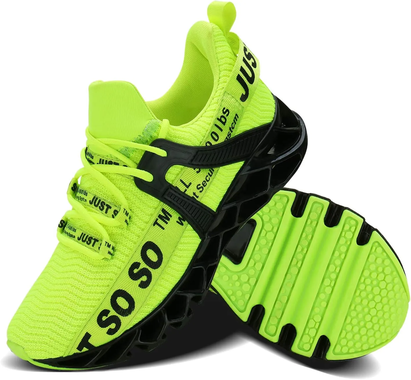 Mens Running Shoes Walking Non Slip Blade Type Sneakers