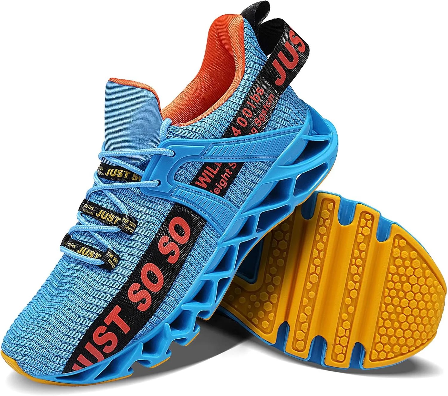Mens Running Shoes Walking Non Slip Blade Type Sneakers