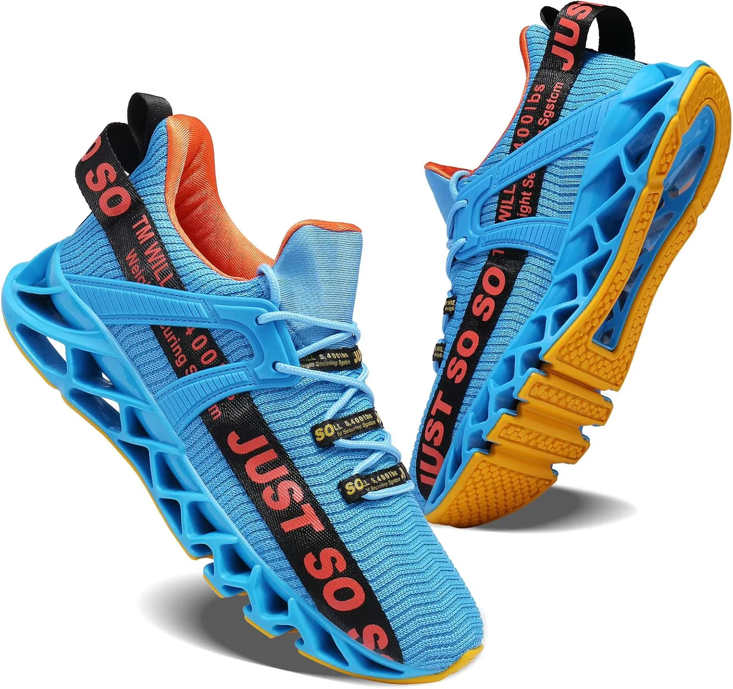 Mens Running Shoes Walking Non Slip Blade Type Sneakers