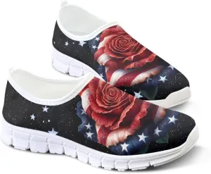 Mens Slip On Casual Shoes Breathable Mesh Leisure Walking Shoes Lightweight Fashion Loafers Non Slip Sneakers US Size 5-14
