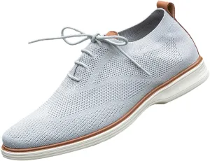 Mens Slip On Leisure Men Four Seasons Mesh Non Slip Flat Round Toe Breathable Lace Up Lazy Leisure Shoes