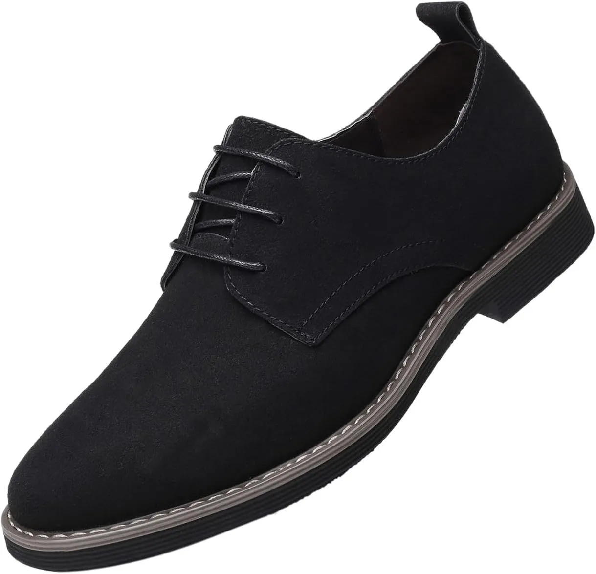 Men's Slip-On Loafer Shoes Fashion Office Dress Shoe Lace up Soft Lightweight Workout Hiking Footwear Orthopedic Flats