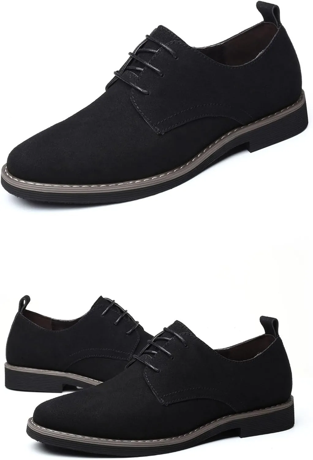 Men's Slip-On Loafer Shoes Fashion Office Dress Shoe Lace up Soft Lightweight Workout Hiking Footwear Orthopedic Flats