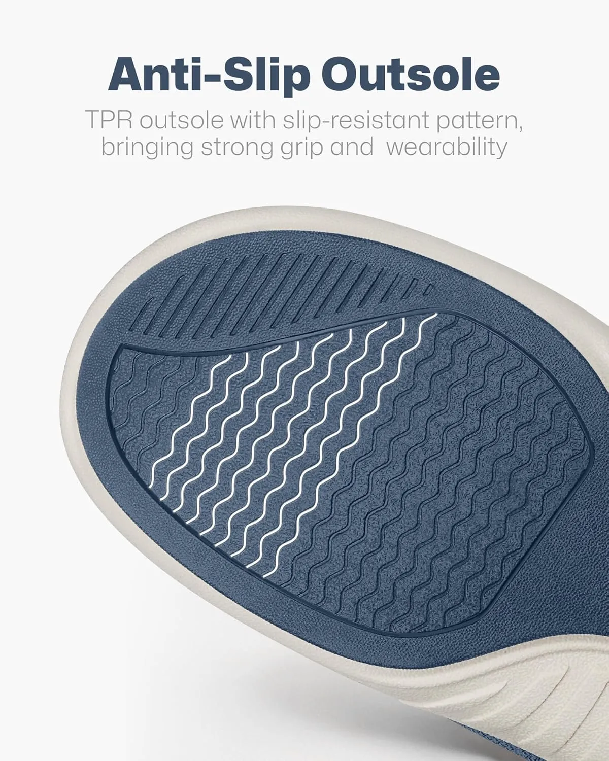 Mens Slip On Shoes, Canvas Loafers with Arch Support, Orthopedic Casual Sneakers for Plantar Fasciitis, Indoor & Outdoor Walking Slippers Shoes for Pain Relief