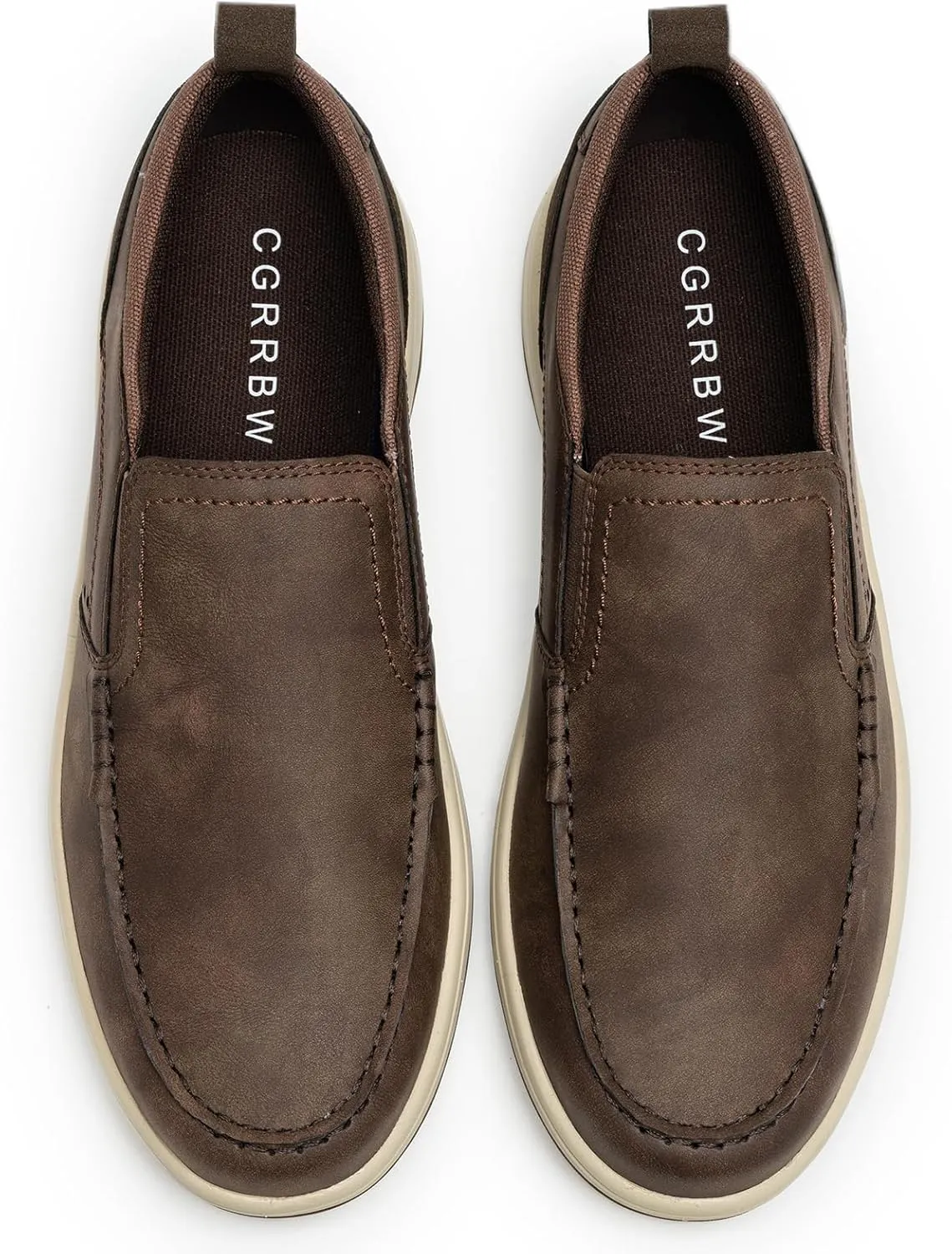 Men's Slip on Shoes Casual Walking Loafers with Arch Support, Orthopedic Shoes Lightweight Non Slip Sneakers
