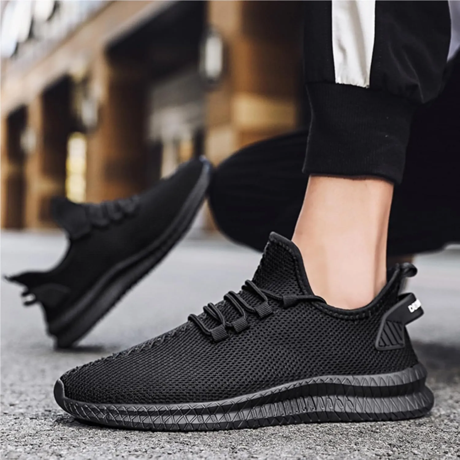 Mens Slip on Shoes Tennis Sports Sneakers Lightweight Casual Dress Summer Beach Slippers