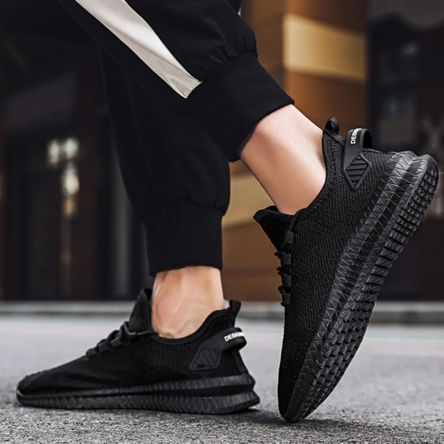 Mens Slip on Shoes Tennis Sports Sneakers Lightweight Casual Dress Summer Beach Slippers