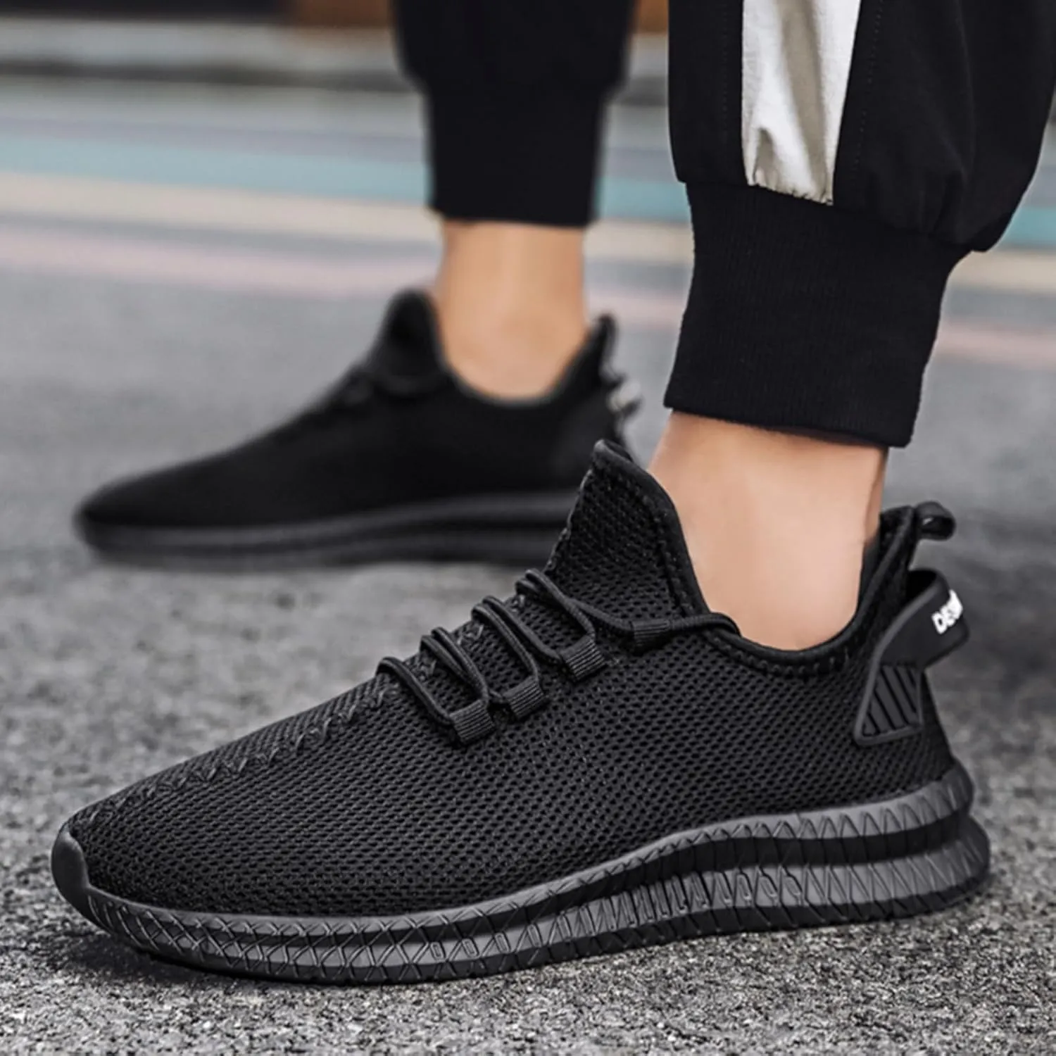 Mens Slip on Shoes Tennis Sports Sneakers Lightweight Casual Dress Summer Beach Slippers