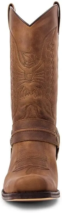 Men's traditional American flag casual British style thick sole wear-resistant thick heel suitable for spring and Fall high boots