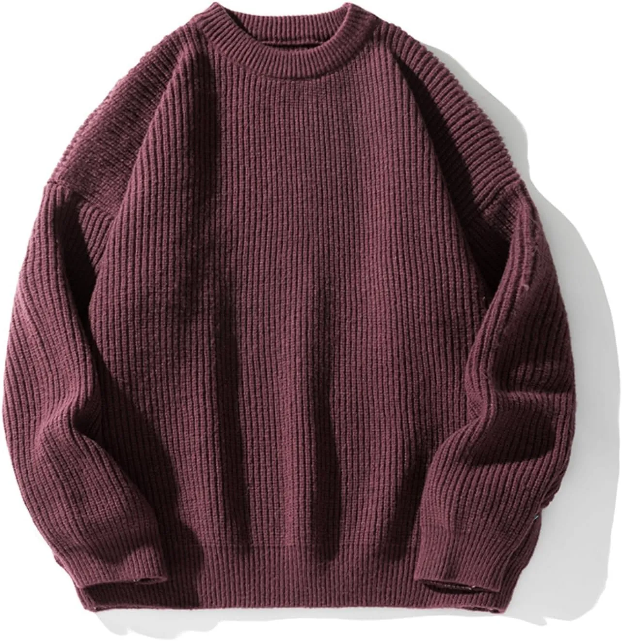 Men's Vintage Grandpa Aesthetic Sweaters Crewneck Knitted Sweatshirt Pullovers Y2K Grunge Clothing Korean Streetwear