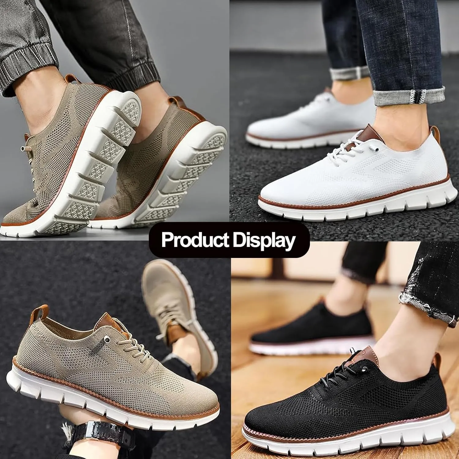 Mens Wearbreeze Shoes, Urban - Ultra Comfortable Shoes, Breeze Shoes for Men, Men's Mesh Dress Sneakers Business Shoes