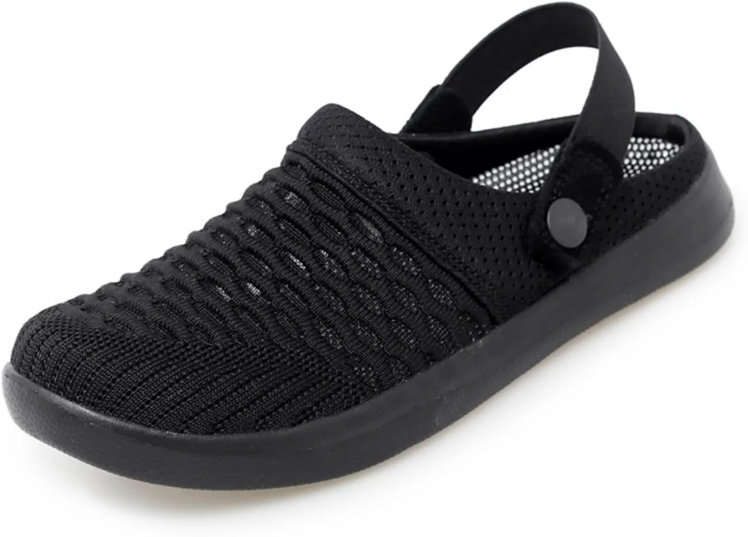 Mens Womens Mules & Clogs Garden Shoes Breathable Mesh Walking Mules Sneakers Open Back Slip On Shoes Non-Slip Outdoor Beach Sandals Unisex