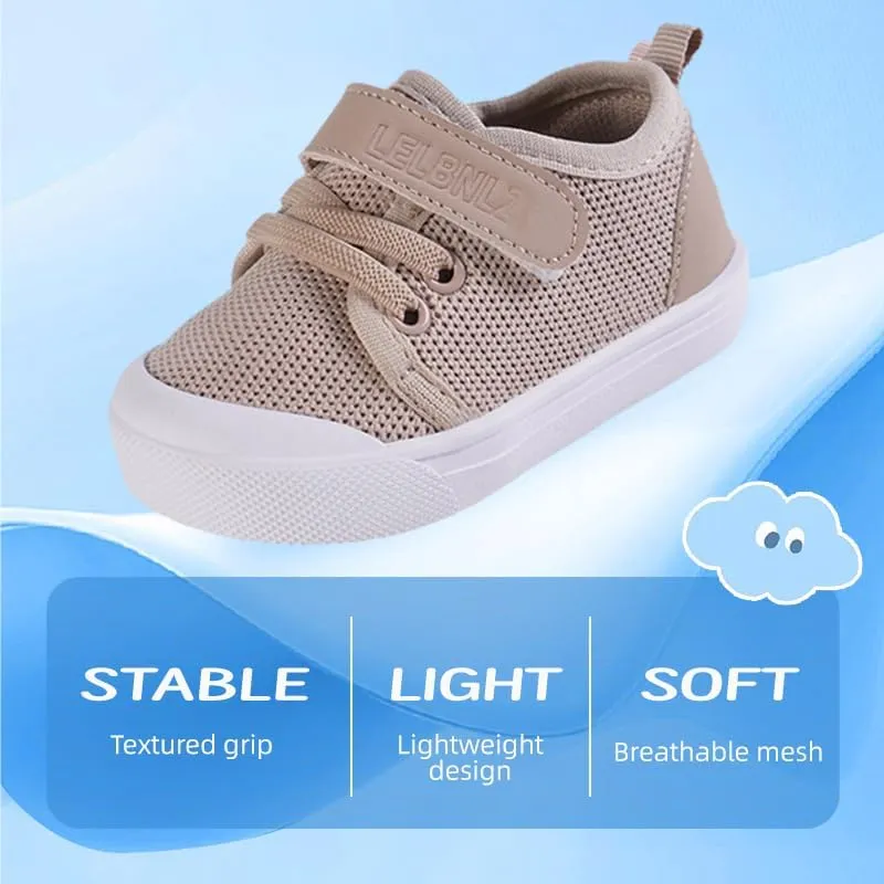 Mesh Toddler Shoes,Baby Sneakers Girls Boys, Baby Sock Shoe,Slip-On Baby Walking Shoes,Breathable Toddler Tennis Shoes,Baby Non-Slip Breathable Slippers with Soft Rubber Soles 6 9 12 18 24 Months