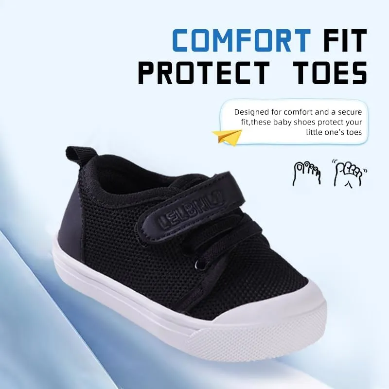 Mesh Toddler Shoes,Baby Sneakers Girls Boys, Baby Sock Shoe,Slip-On Baby Walking Shoes,Breathable Toddler Tennis Shoes,Baby Non-Slip Breathable Slippers with Soft Rubber Soles 6 9 12 18 24 Months