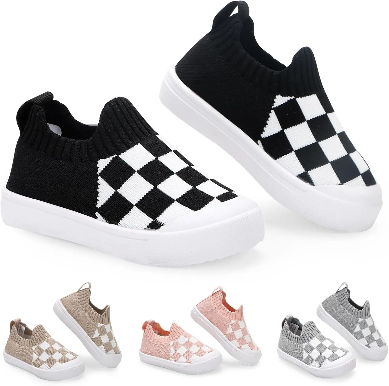 Mesh Toddler Shoes,Baby Sneakers Girls Boys, Baby Sock Shoe,Slip-On Baby Walking Shoes,Breathable Toddler Tennis Shoes,Baby Non-Slip Breathable Slippers with Soft Rubber Soles 6 9 12 18 24 Months