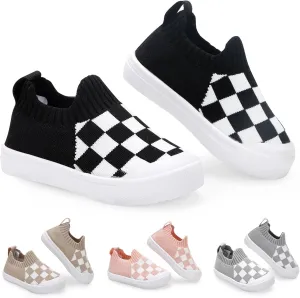 Mesh Toddler Shoes,Baby Sneakers Girls Boys, Baby Sock Shoe,Slip-On Baby Walking Shoes,Breathable Toddler Tennis Shoes,Baby Non-Slip Breathable Slippers with Soft Rubber Soles 6 9 12 18 24 Months