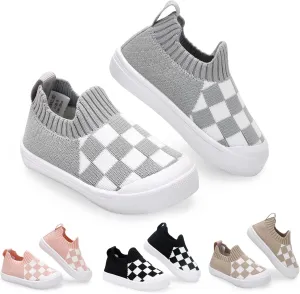 Mesh Toddler Shoes,Baby Sneakers Girls Boys, Baby Sock Shoe,Slip-On Baby Walking Shoes,Breathable Toddler Tennis Shoes,Baby Non-Slip Breathable Slippers with Soft Rubber Soles 6 9 12 18 24 Months