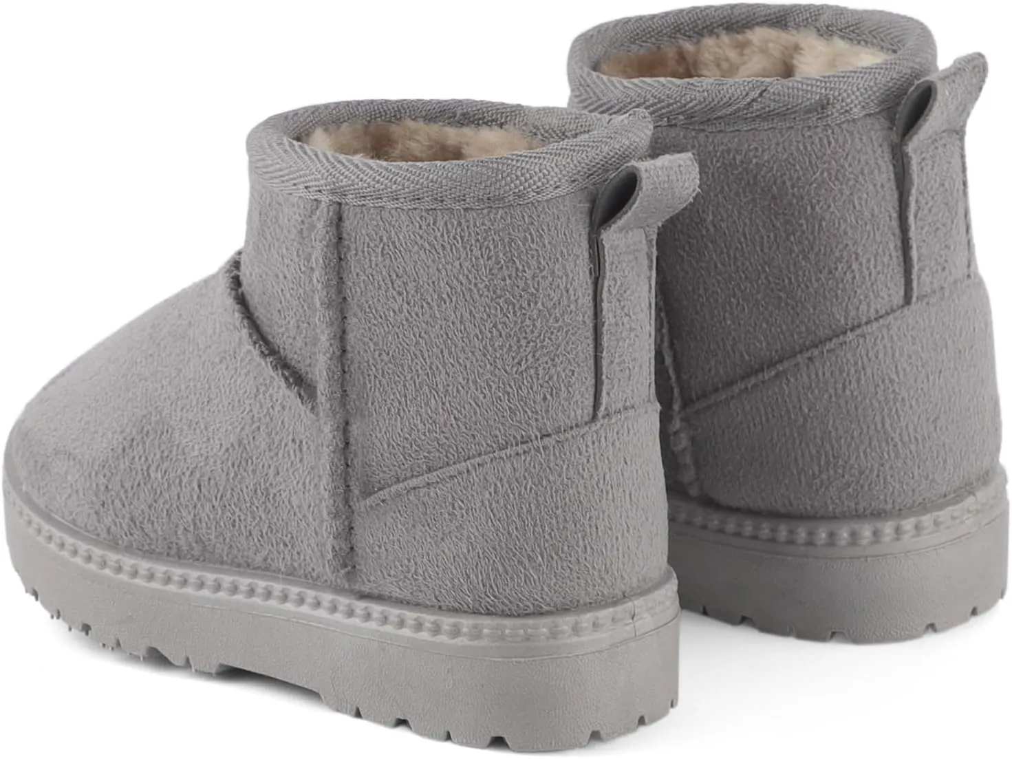 MK MATT KEELY Winter Boots Boys Girls Soft Warm Shoes Toddler Black Snow Boots (Toddler/Little Kid)