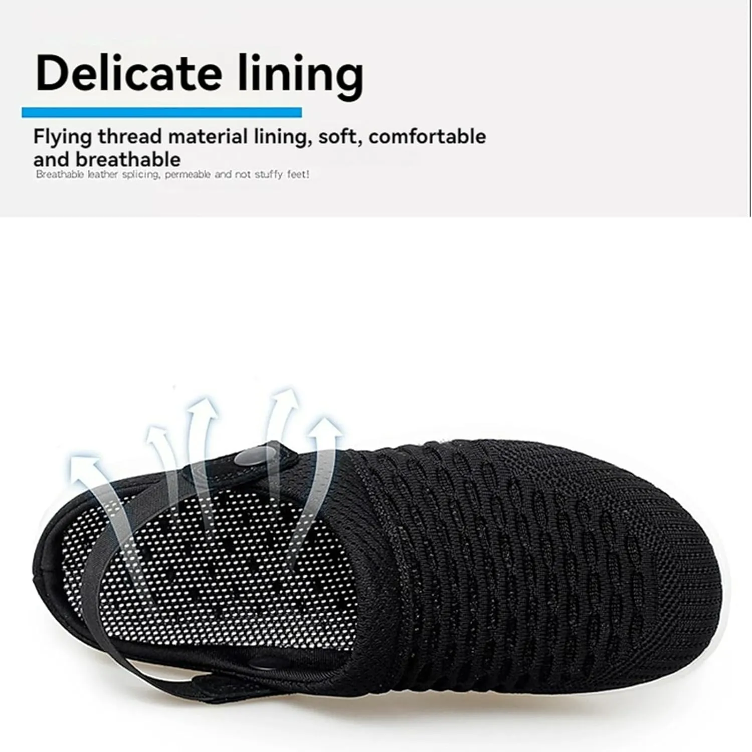 Mmoneyake Mules Clogs for Women Unisex Garden Clogs Shoes Breathable Summer Orthotic Walking Slippers Mesh Slippers Non-Slip Outdoor Beach Sandals Quick Drying Sandals Open Back Slip On Shoes