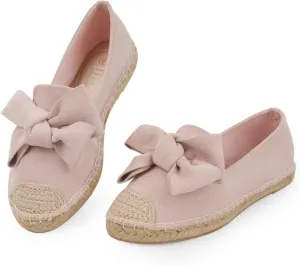 MUSSHOE Espadrilles for Women Flats Dressy Comfort Flat Closed Toe