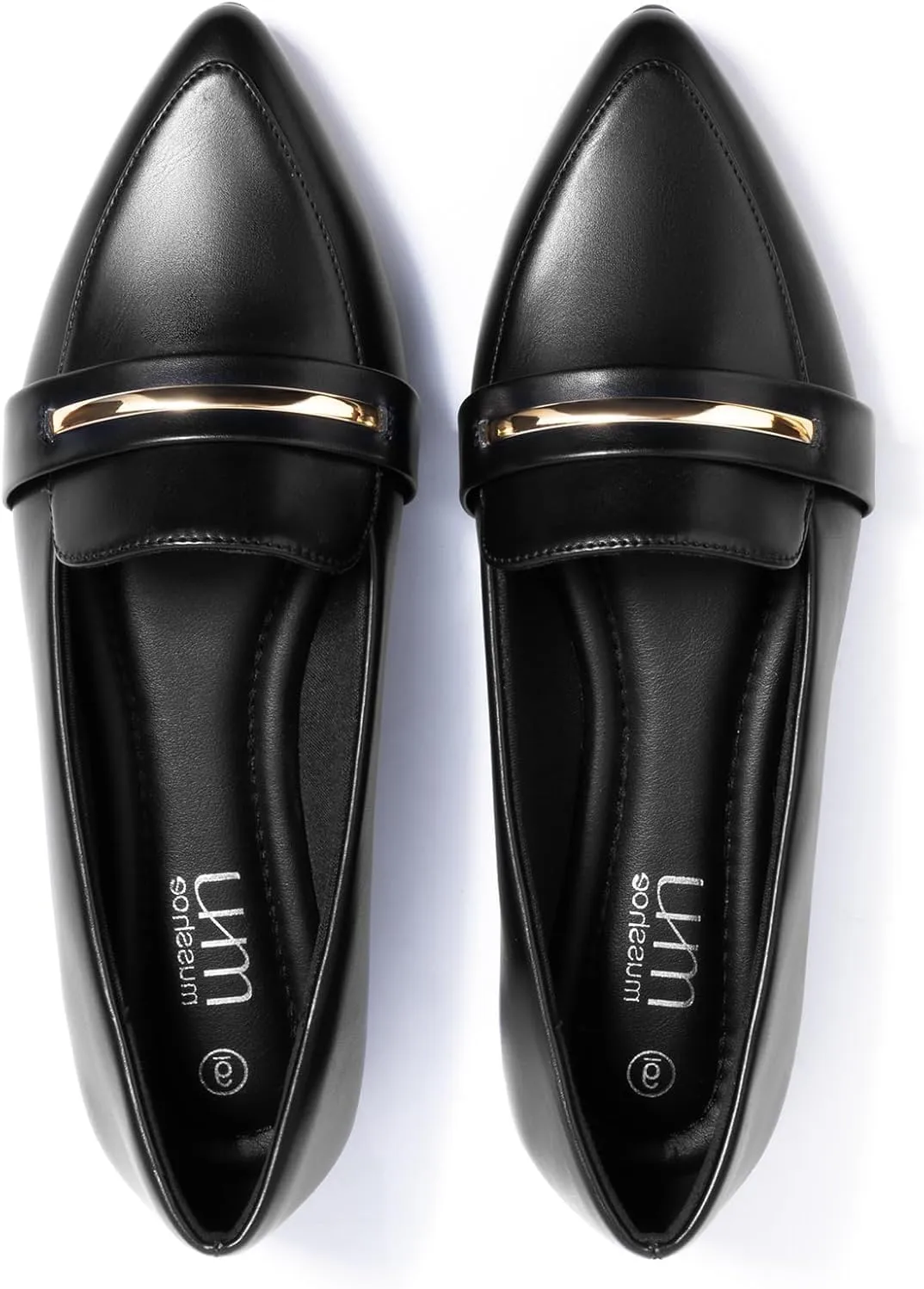 MUSSHOE Flats Shoes Women Pointed Toe Womens Flats Loafers