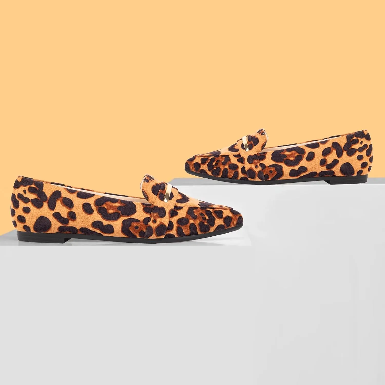 MUSSHOE Flats Shoes Women Pointed Toe Womens Flats Loafers