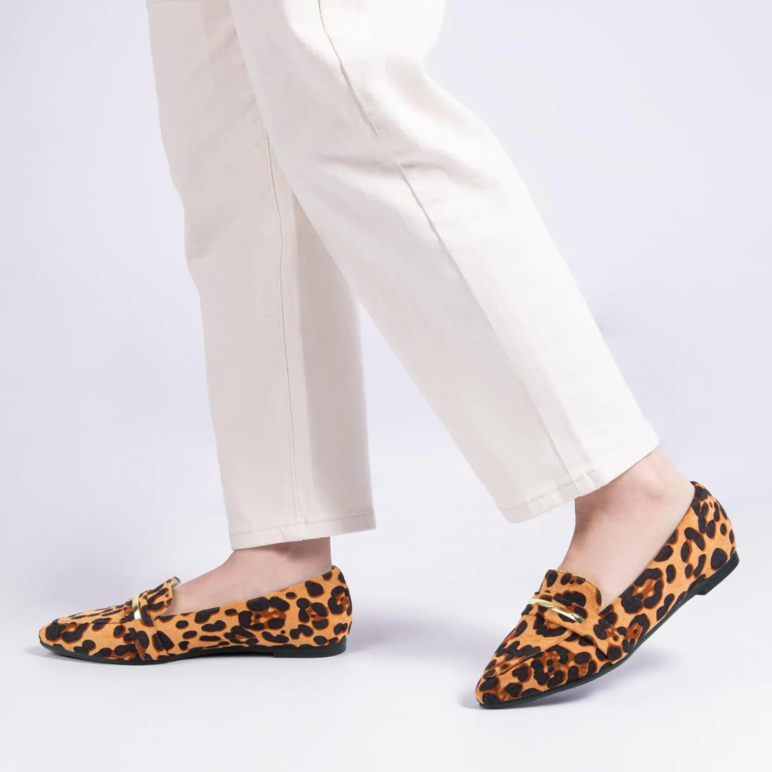 MUSSHOE Flats Shoes Women Pointed Toe Womens Flats Loafers