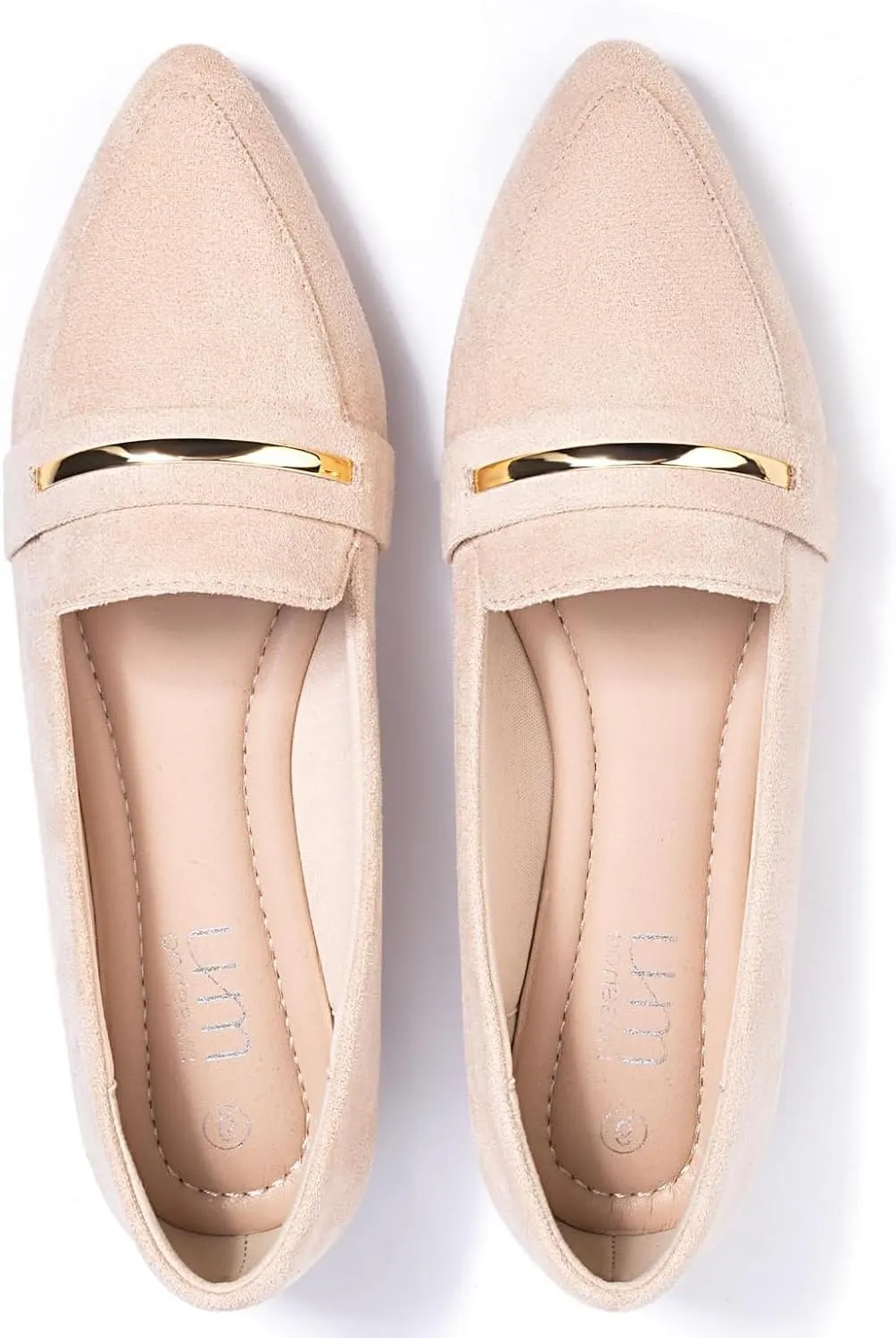 MUSSHOE Flats Shoes Women Pointed Toe Womens Flats Loafers