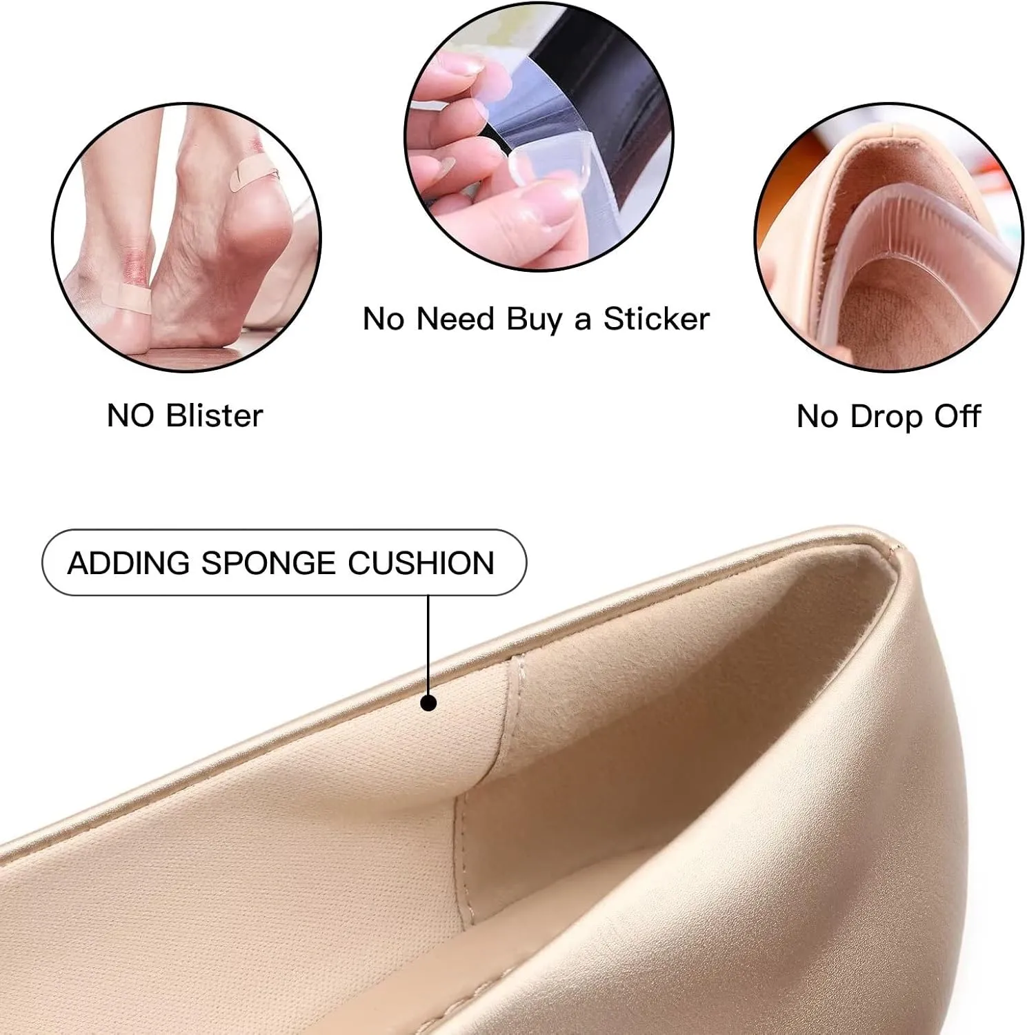 MUSSHOE Loafers for Women Comfortable Pointed Toe Memory Foam Women's Loafers