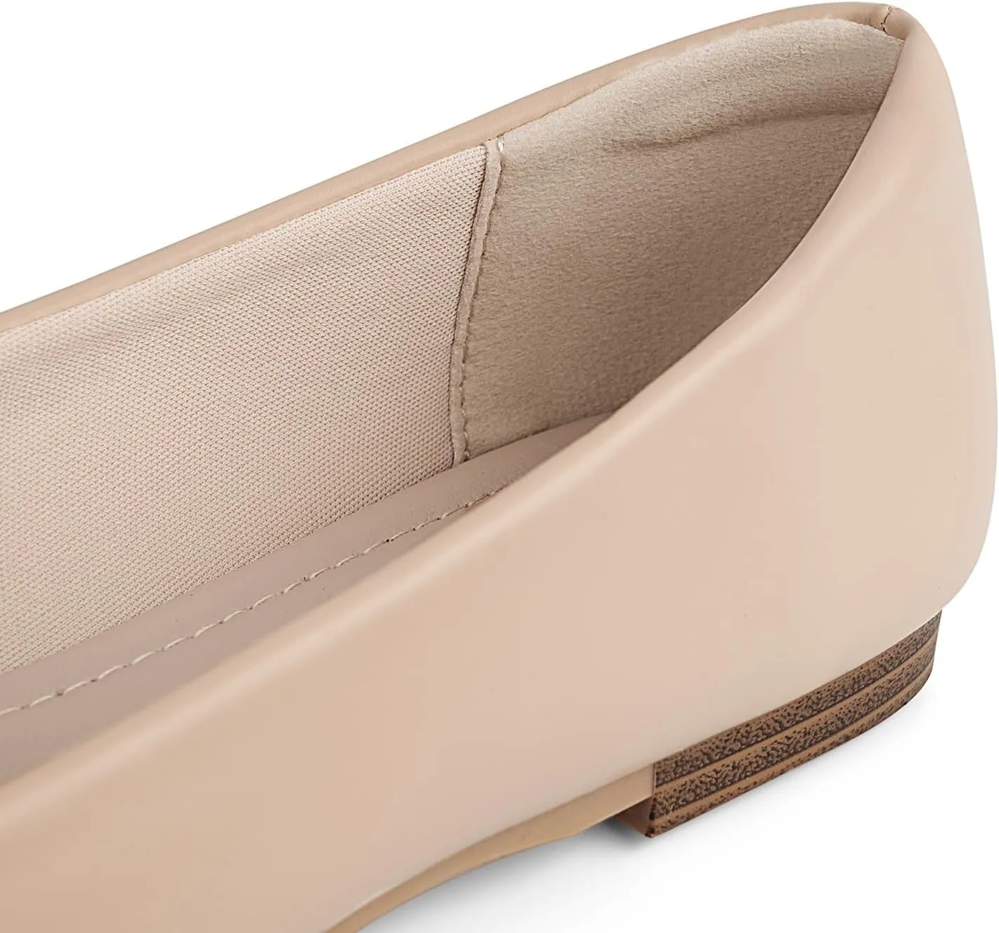 MUSSHOE Loafers for Women Comfortable Pointed Toe Memory Foam Women's Loafers