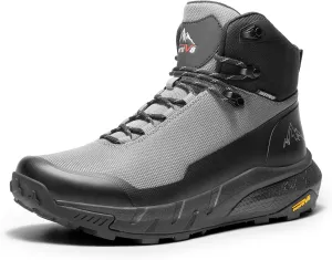 NORTIV 8 Men's Mid Waterproof Hiking Boots Outdoor Lightweight Breathable Trekking Camping Mountaineering Shoes HydroTrek