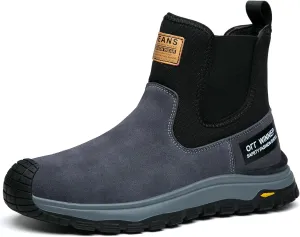 Nutropa Welding Work Boots for Men Composite Toe Safety Boots Non Slip Steel Toe Work Shoes Lightweight Construction Welder Boots