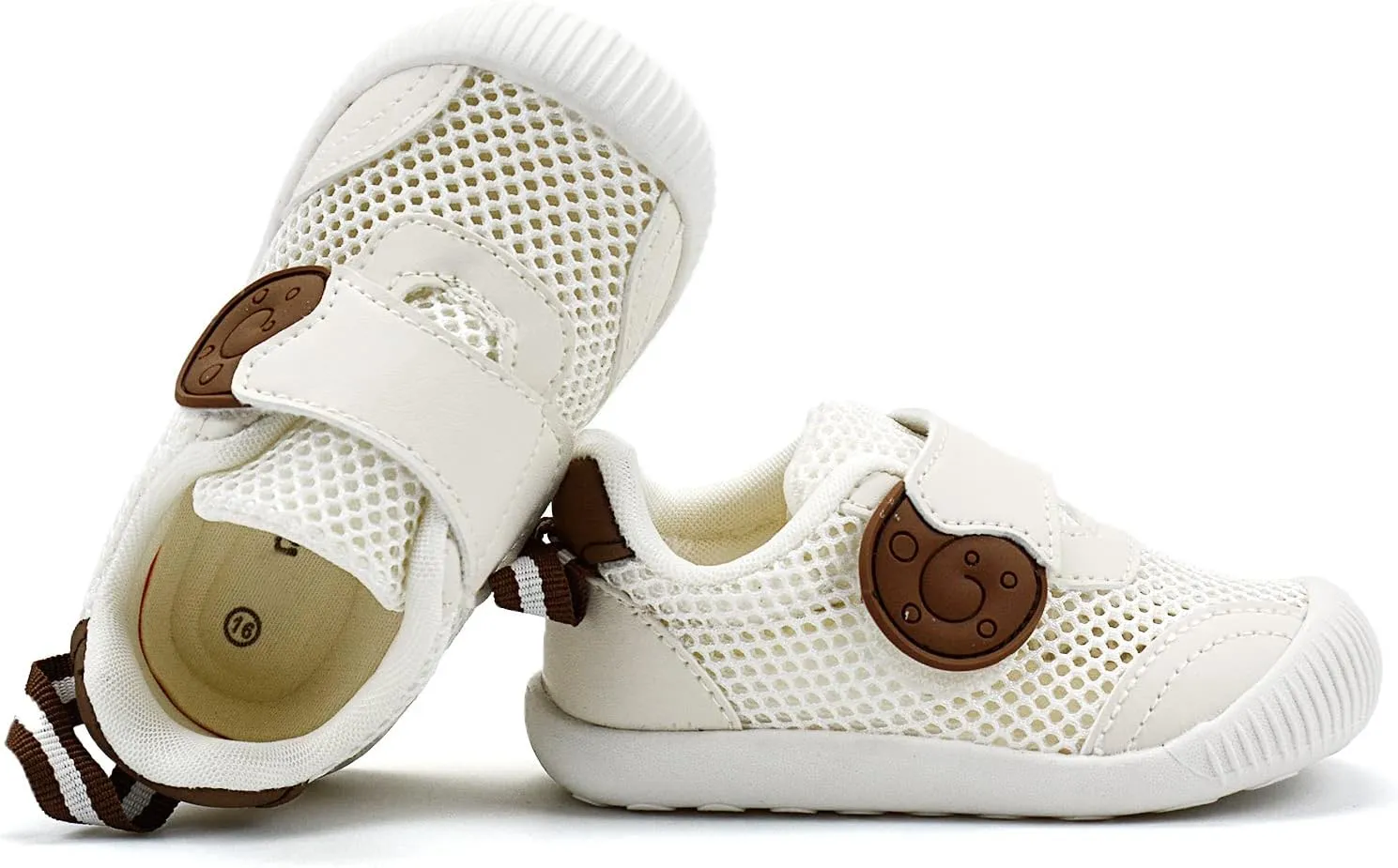 OAISNIT Baby Boys Girls Sneakers Anti Slip Lightweight Soft Toddler First Walkers for Walking Running