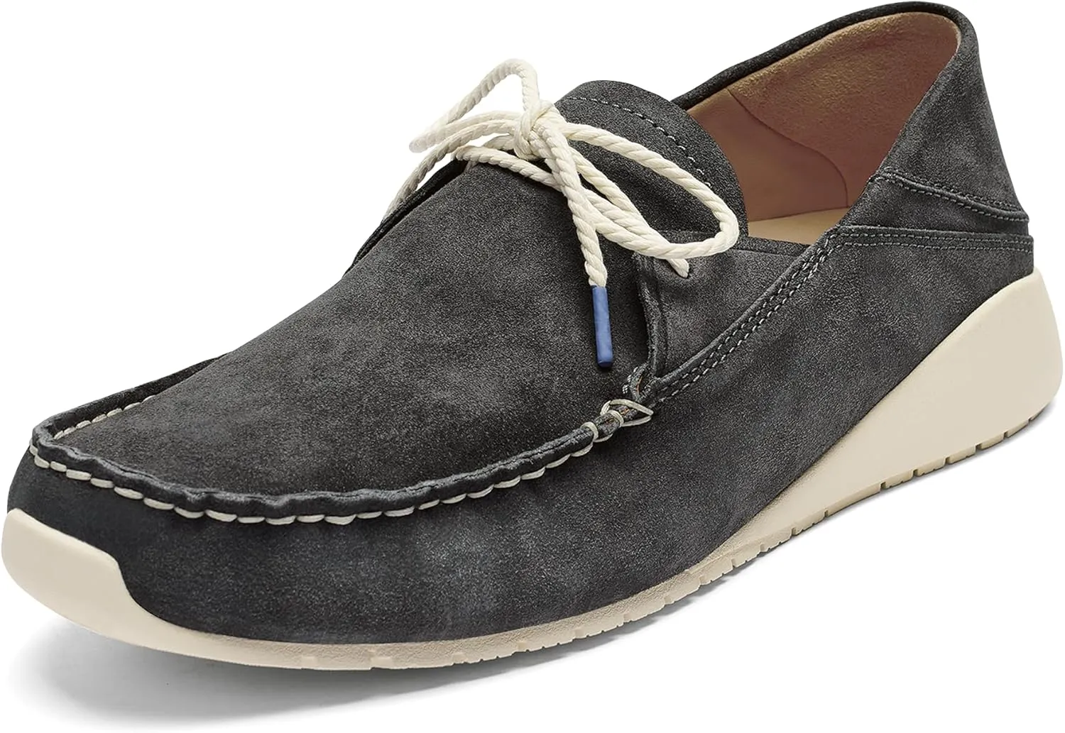 OLUKAI Ka'a Driver Men's Loafers, Italian Suede Shoes, Premium Material & Contemporary Look, Comfortable Fit & All-Day Support