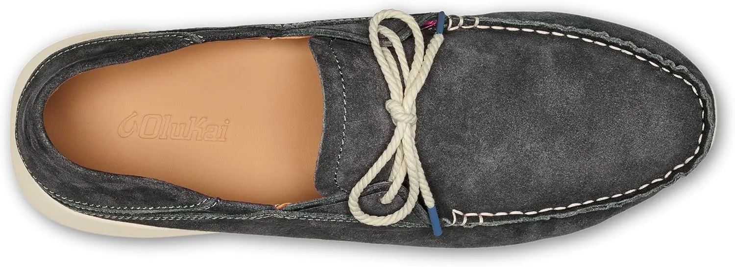 OLUKAI Ka'a Driver Men's Loafers, Italian Suede Shoes, Premium Material & Contemporary Look, Comfortable Fit & All-Day Support