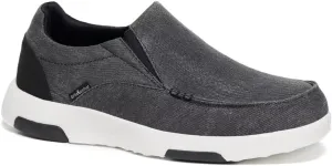 OrthoComfoot Men's Orthopedic Comfortable Slip-On Shoes with Arch Support, Orthotic Loafers for Plantar Fasciitis, Canvas Leisure Vintage Flat Walking Shoes for Foot and Heel Pain Relief