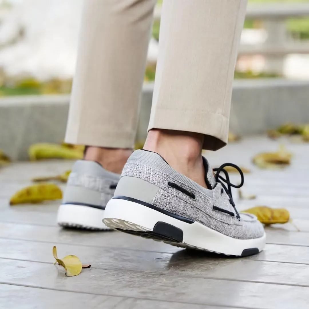 OrthoComfoot Men's Orthopedic Slip-On Loafers Walking Shoes: Casual Canvas Plantar Fasciitis Loafers with Arch Support, Comfortable Orthotic Shoes for Foot and Heel Pain Relief