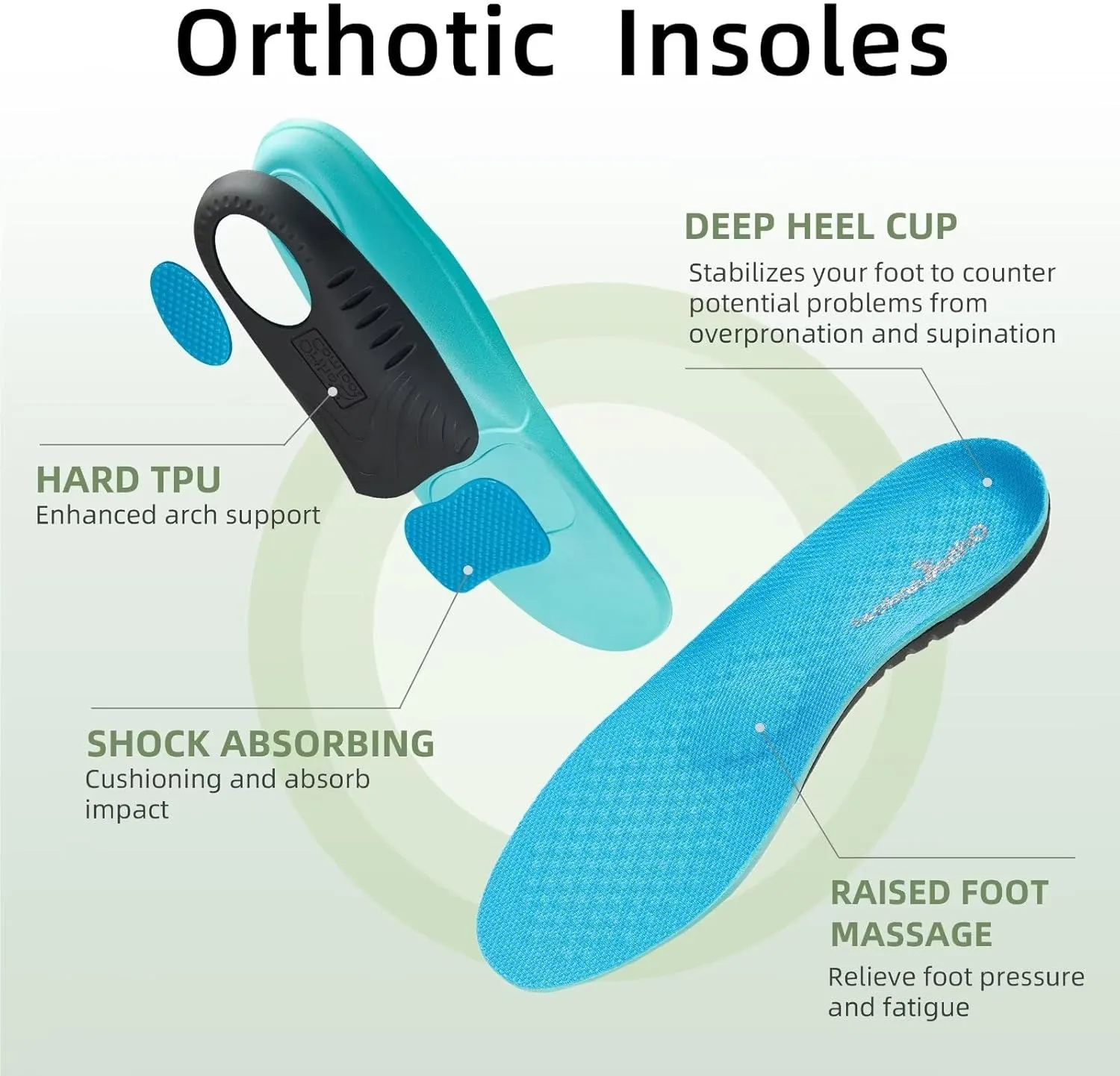 OrthoComfoot Women's Orthopedic Comfortable Walking Shoes, Casual Arch Support Slip-On Shoes for Plantar Fasciitis, Breathable Orthotic Loafers for Foot and Heel Pain Relief