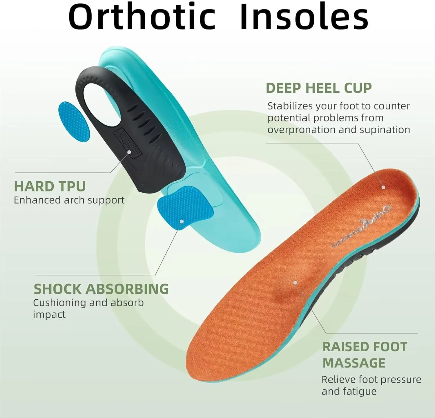 OrthoComfoot Women's Orthopedic Comfortable Walking Shoes, Casual Arch Support Slip-On Shoes for Plantar Fasciitis, Breathable Orthotic Loafers for Foot and Heel Pain Relief